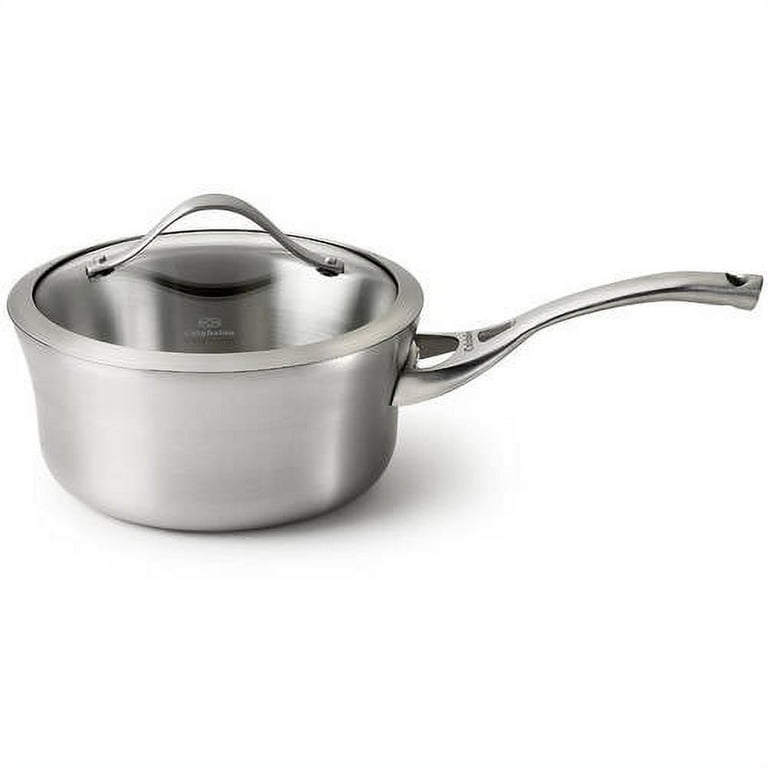 Calphalon Contemporary Stainless Steel 1.5 Qt. Covered Saucepan - Macy's