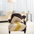 thumbnail image 3 of Cubiertas de Terciopelo para Bañera, Cubierta de Asiento de Sofá Individual Impresa Extraíble, Decoración de Cubierta de Sofá , geometría 3 Soledad Cubiertas De Sofá De Tina, 3 of 9