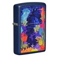thumbnail image 2 of Zippo Sea Life Navy Matte Pocket Lighter, 2 of 10