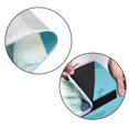 thumbnail image 5 of Polar Bear Canvas Picnic Mat Waterproof Outdoor Blanket Portable Beach Mat Extra Large Foldable with Handles Blue Stripe Pattern 72x80 inches, 5 of 6