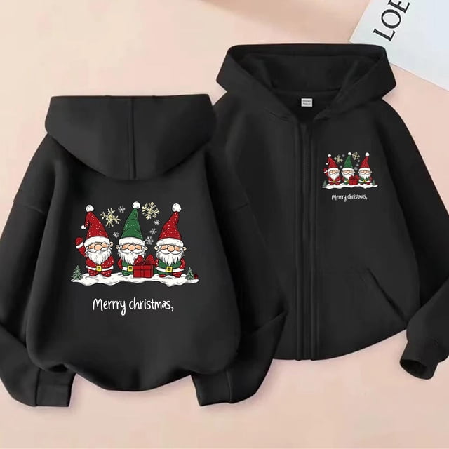 Sudadera deportiva informal con estampado degradado para niños y niñas, cuello redondo, manga larga, poliéster