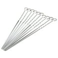 thumbnail image 3 of 10 Pcs Brochettes de Barbecue Bâtons de BBQ en Acier Inoxydable Brochettes de Gril pour le Gril, 3 of 10