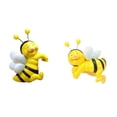 thumbnail image 2 of 2x Estatuas de abejas de jardín, Flores Pot Hugger Figuras de escultura en miniatura Decoración de bonsai borde para del pasillo al aire, 2 of 8