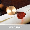 thumbnail image 2 of HOMOBABE Round Wax Sealing Stamp Head Golden 1Pcs 1.2x1.2x0.6in, 2 of 6