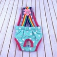thumbnail image 3 of D-GROEE Diaper Dog Sanitary Pantie with Suspender Physiological Shorts Puppy Polka Dot Striped Diapers Pants for Small Girl Female Dogs Cat, 3 of 7