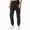 A6-Black, variant on Mens Cotton Stretch Joggers Casual Twill Athletic Track Pants Black M