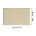 thumbnail image 3 of Non-Slip Bathroom Carpet Mat | Absorbent PVC Floor Mat for Bathroom & Bedroom | 60x40cm Beige Washable Entrance Rug with Anti-Skid Backing, 3 of 6