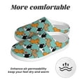 thumbnail image 6 of Yiaed Cute French Bulldog Print Slippers Fuzzy Warm Cozy Slippers Non Slip House Slippers For Indoor Outdoor Slippers House Slippers-11, 6 of 7
