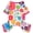 Colorful Circles, variant on Dog Pajamas Pjs Spring Summer Dog Clothes for Small Dogs Girl Boy, Soft Stretchy Tiny Chihuahua Yorkie Puppy Clothes Doggie Onesies Cat Pet Jammies Outfit, Green Bee L