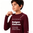 thumbnail image 3 of Woolcano Kids 100% Merino Wool Base Layer Set Unisex Thermal Underwear for Girls & Boys Ski Winter, 3 of 6