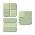 thumbnail image 3 of Paquete de 6 Protectores de Pared Soledad Tope de Puerta Duradero, 3 of 10