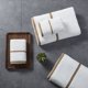 thumbnail image 1 of Zhuge Toalla de mano de algodón suave, súper suave y muy absorbente, de 16 hilos, para ducha, piscina, spa y gimnasio, de uso diario, 62,99 x 31,5 pulgadas (dorada), 6 unidades, 1 of 5