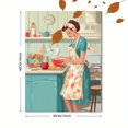 thumbnail image 3 of Qisvanset Retro Kitchen Woman Baking Canvas Wall Art 15.75x11.81 Inches, 3 of 8