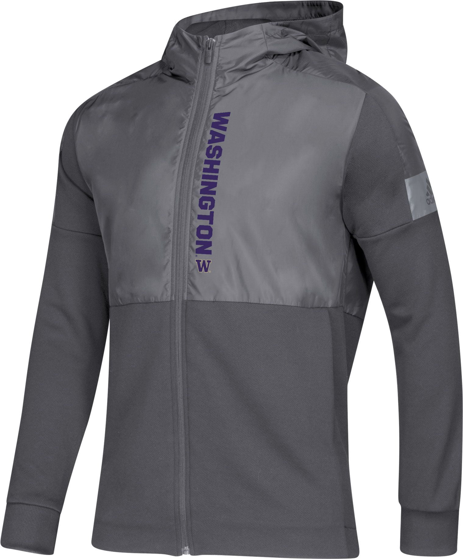 adidas women's full zip hooded game mode jacket