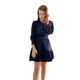 thumbnail image 3 of Vestido corto con cinturón Anya J&B color Negro, 3 of 3