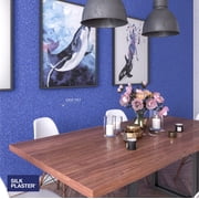 Silk Plaster East 957 Blue, Textured Surface Wallcovering Liquid Wallpaper