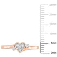 thumbnail image 2 of Everly Women's Diamond Rose Gold Plated Ring, 2 of 8