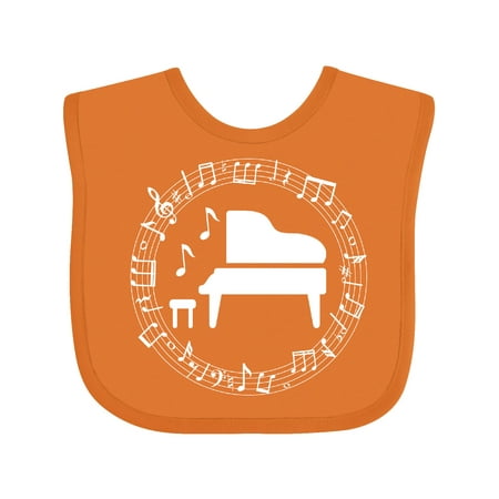 

Inktastic Piano Student Music Teacher Gift Idea Gift Baby Boy or Baby Girl Bib