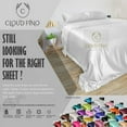 thumbnail image 6 of Cloud Fino 100% Pure Silk Satin Duvet with Fitted Sheet Set 4pcs, Silk Satin Fitted Sheet 15'' Deep Pocket,Silk Satin Duvet Cover,Silk Satin Pillowcases Set !!!(Twin XL Olive), 6 of 6