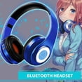 thumbnail image 2 of Auriculares Bluetooth YTDTKJ Nakano Miku con micrófono plegable azul, 2 of 9
