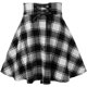 thumbnail image 1 of Minifalda gótica a Cuadros para Mujer, Falda Corta de Cintura Alta a Cuadros Xishao ropa, 1 of 1