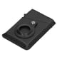thumbnail image 4 of Billetera de tarjeta de PU delgada minimalista con bloqueo RFID de aleación de aluminio multifunción pequeña billetera con localizador para hombres regalos de fibra de carbono negro, 4 of 15