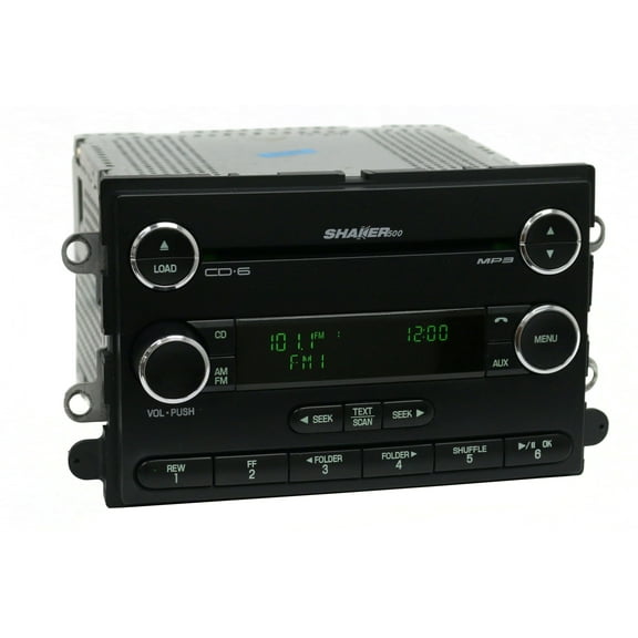 Restored 2008-09 Ford Mustang Shaker 500 AM FM Radio 6 Disc mp3 CD Player 8R3T-18C815-GD (Refurbished)