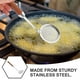 thumbnail image 2 of Colador de malla de acero inoxidable de 1 pieza para fideos y té, ideal para el hogar (plateado)., 2 of 7