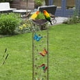 thumbnail image 1 of Baño para pájaros con enrejado de jardín Colamx altura 100 cm para flores trepadoras Mariposa, 1 of 8