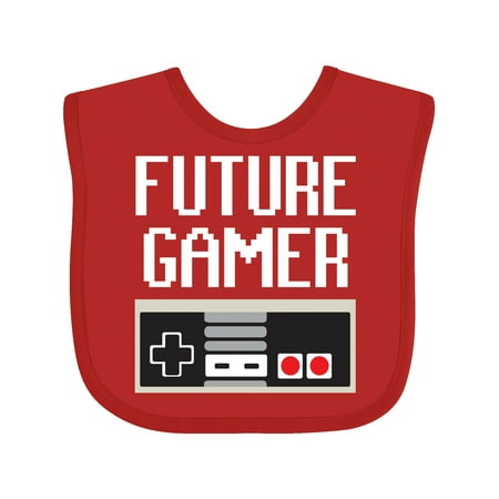 

Inktastic Future Gamer. Gift Baby Boy or Baby Girl Bib