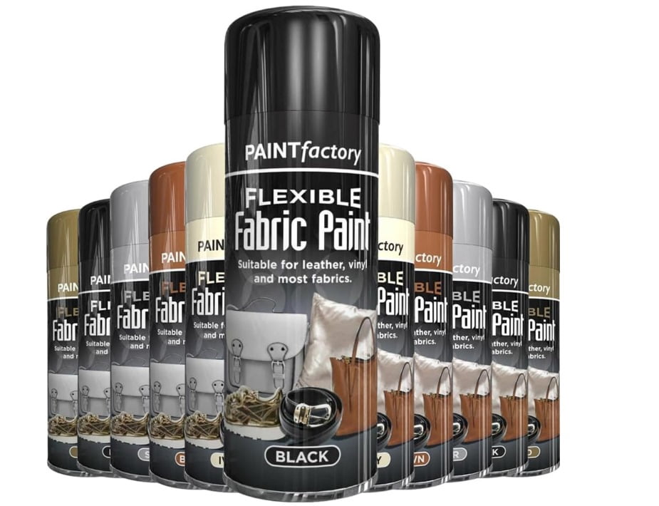 Paint Factory Flexible Fabric Spray Paint Black 200ml