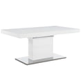 thumbnail image 3 of Vector Expandable Dining Table-EEI-2870-WHI-SLV, 3 of 7