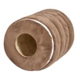 thumbnail image 4 of Casa cueva para perros, acogedora cama cerrada, caseta para cachorros, nido cálido, transpirable para gatitos Marrón, 4 of 9
