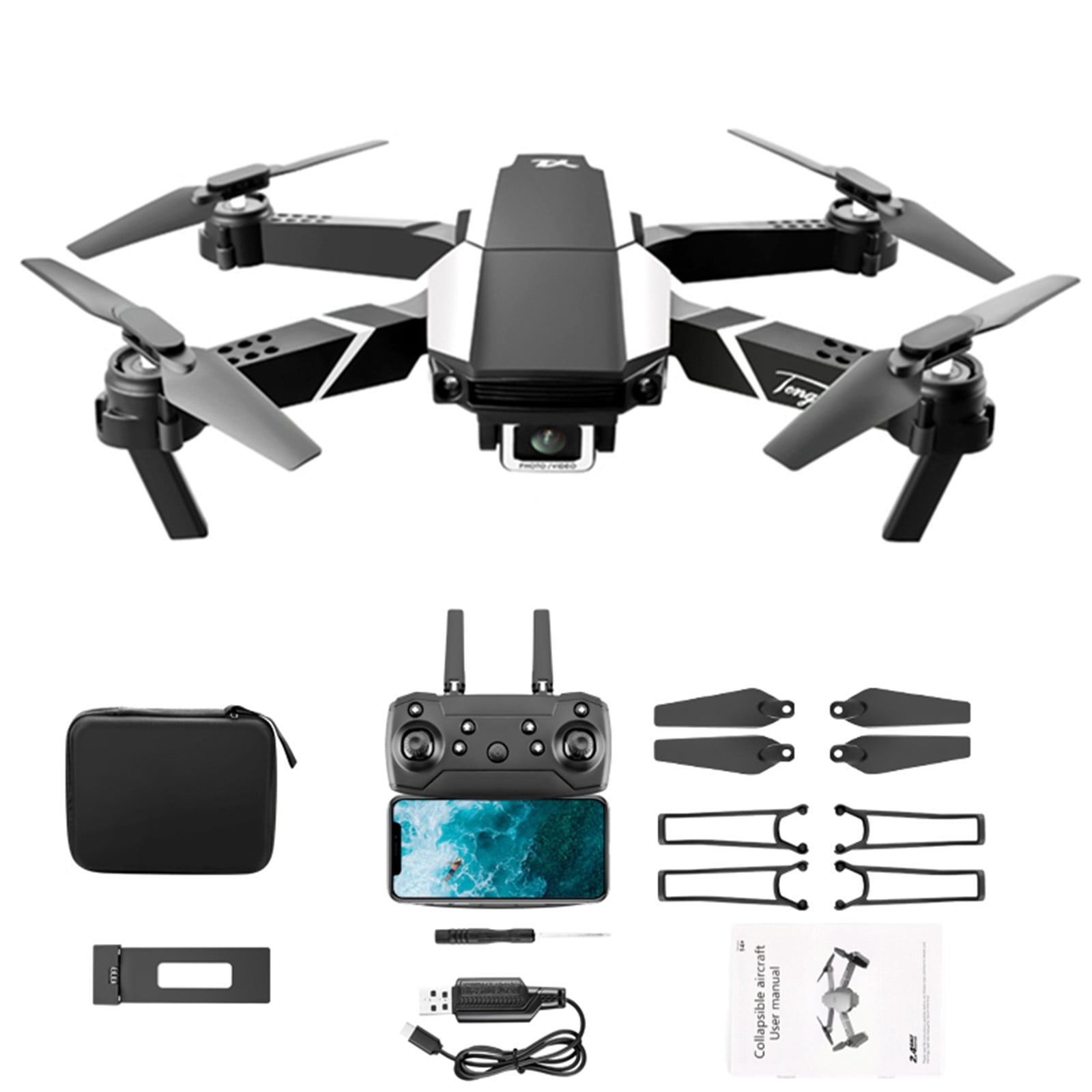 sorg nevø Triumferende Flash Picks Sale! CWCWFHZH Drone with Camera for Adults Kids, Drone With  Daul 4K HD FPV Camera Remote Control Toys Gifts For Boys Girls With  Altitude Hold Headless Mode One Key Start