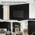 thumbnail image 4 of Easy4Home 94.5" x 23.62" Acoustic Wood Slat Wall Panels Soundproof Wooden Wall Panels 1 Pack, Black Oak, 4 of 5