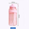 thumbnail image 3 of Botella de Agua para Deportes de Fitness de 2 Litros, Portátil con a Prueba de Fugas Tazas Espaciales Livianas Jarra para Estudiantes Bebida Macarena Botella de deportes de fitness, 3 of 8