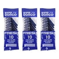 thumbnail image 1 of Lot de 3 Rasoirs Jetables à Double Lame DORCO SUPER FRESH - 10 Ct/paquet, total de 30 Unités, 1 of 3