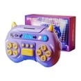 thumbnail image 2 of Consola de juegos de baile interactiva | Juguete de Entrenamiento y Coordinación del Cerebro | Ejercicio de ritmo musical | Vínculo entre padres e hijos | Plástico seguro y duradero | Morado, 2 of 7