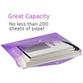 thumbnail image 7 of EverDirect Waterproof Clear Document 13.25 x 9.25 Poly Envelopes File Folders, 11 pack, 7 of 7