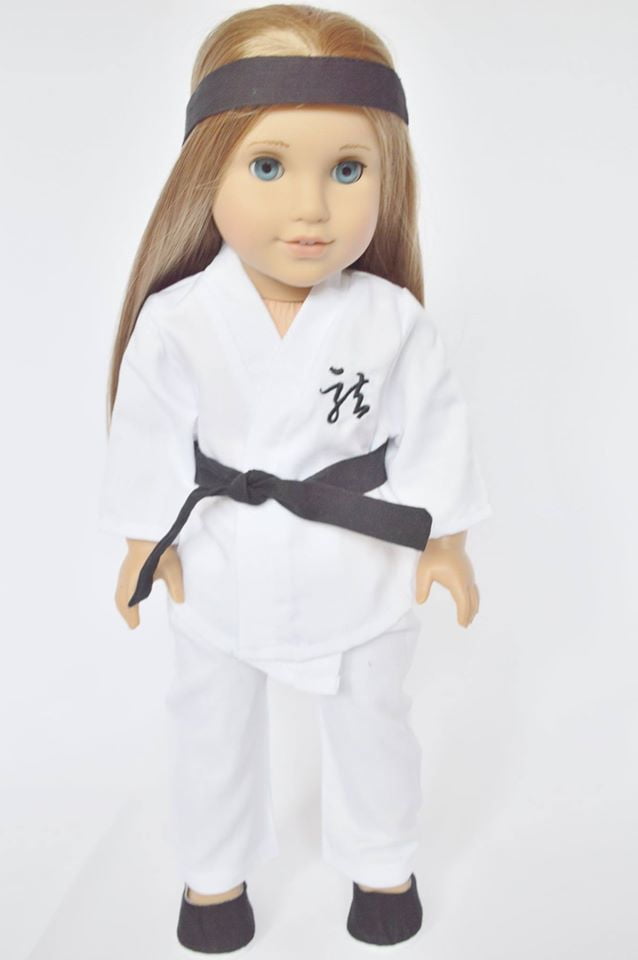 american girl doll karate outfit