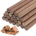 thumbnail image 1 of 24 Pcs Wood Dowels Cake Dowels Rods Smooth Polishing For Craft Projects, 1 of 8