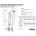 thumbnail image 7 of Kohler K-45210 Hydrorail Retrofit Shower - Bronze, 7 of 7