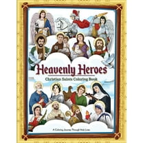 Colors of Faith Heavenly Heroes: Christian Saint Coloring Book, Book 1, (Paperback)