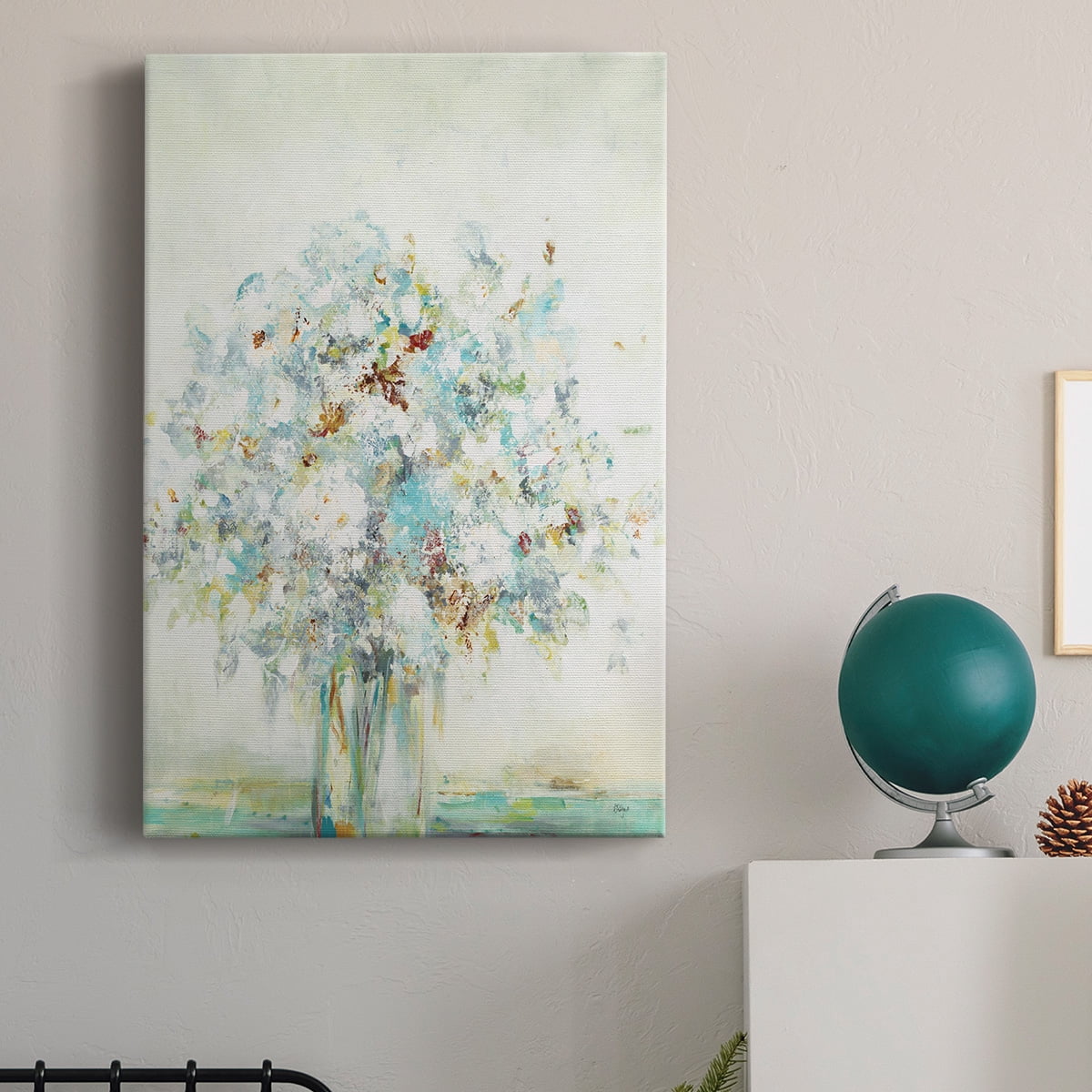 Textured Bouquet Premium Gallery Wrapped Canvas - Ready to Hang