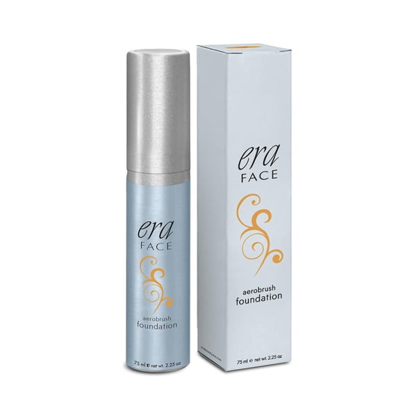 ERA Face spray maquillaje (Y7 Carmel 2.25 oz) - base con aerógrafo spray profesional para uso diario en cosméticos de Era Beauty