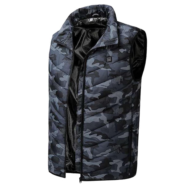 Chaleco Calefacción Inteligente Sunnimix para Correr Invierno XL Camuflaje