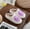 Cotton slippers - smiley face (white/purple), variant on ZELAND Halloween Pumpkin Ghost Warm Winter Cotton Slippers for Men and Women - Couple's Thick Sole Anti-Slip Indoor House Shoes
