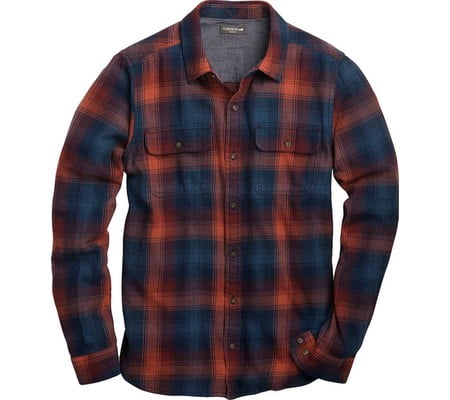 toad and co indigo flannel