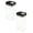 Black 0.8L, variant on 1 Pc Acrylic Food Storage Container with Lid Air Tight Ring Seal Flip Lock Plastic Kitchen Baking Canister Plastic Canister Jar for Flour Sugar Rice Protein Powder, 6.1"x4.05"x3.93", Black 0.8L