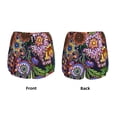 thumbnail image 5 of Fotbe Vintage Floral Womens High Waist Running Shorts Athletic Workout Quick Dry Shorts for Women with Pockets Gym Yoga Summer Shorts-Large, 5 of 9